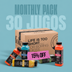 Monthly Pack - 30 Jugos ⚽️